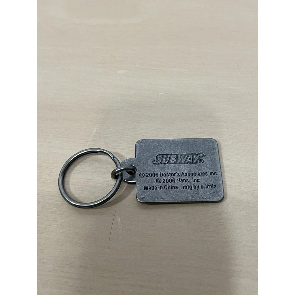 VANS Metal Keychain – Logo Tag – Subway Promo Collab – 2005/2006 – Rare